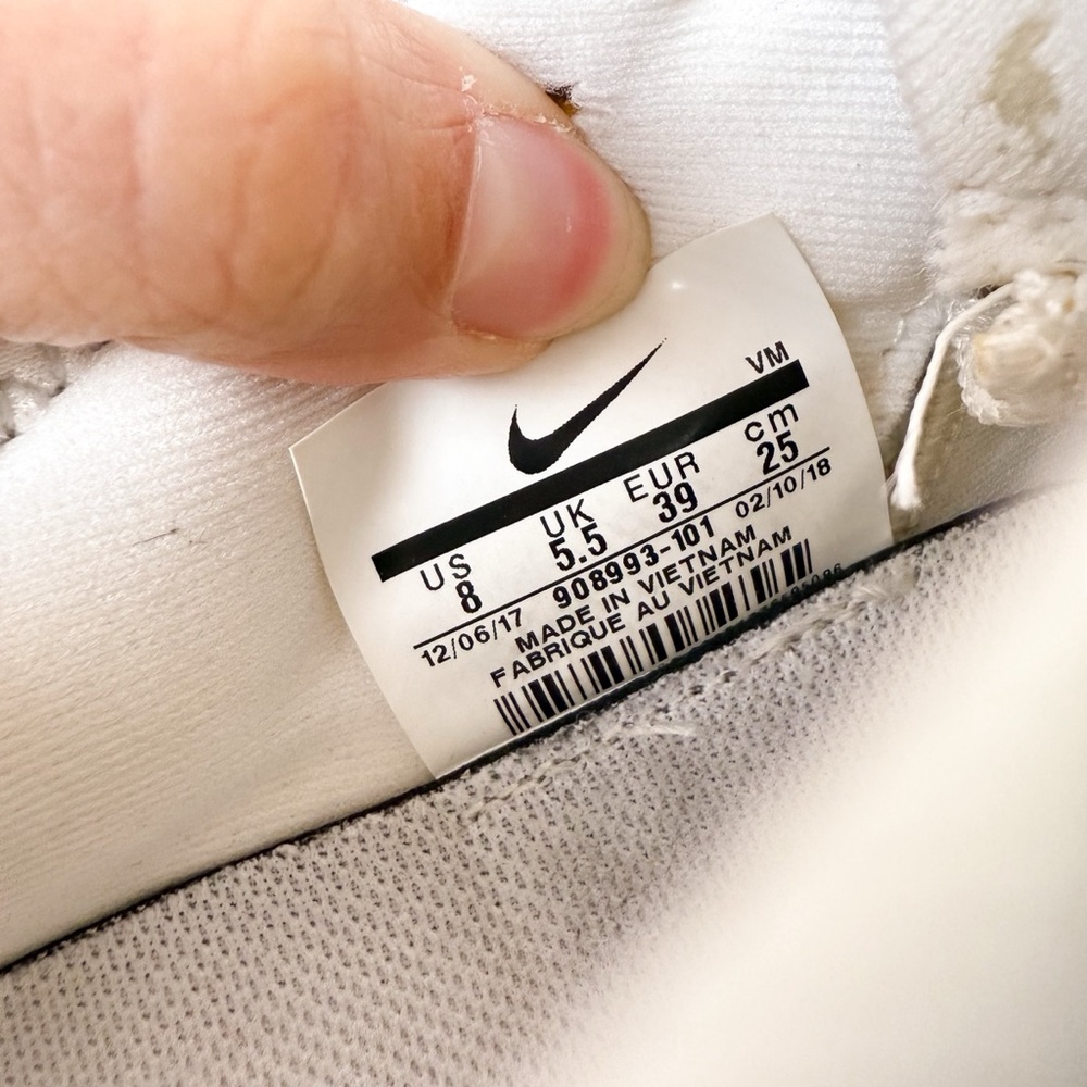 Nike Air Max Sequent 3 Running Sneakers White Platinum Gray Womens Size 8 - Picture 11 of 14